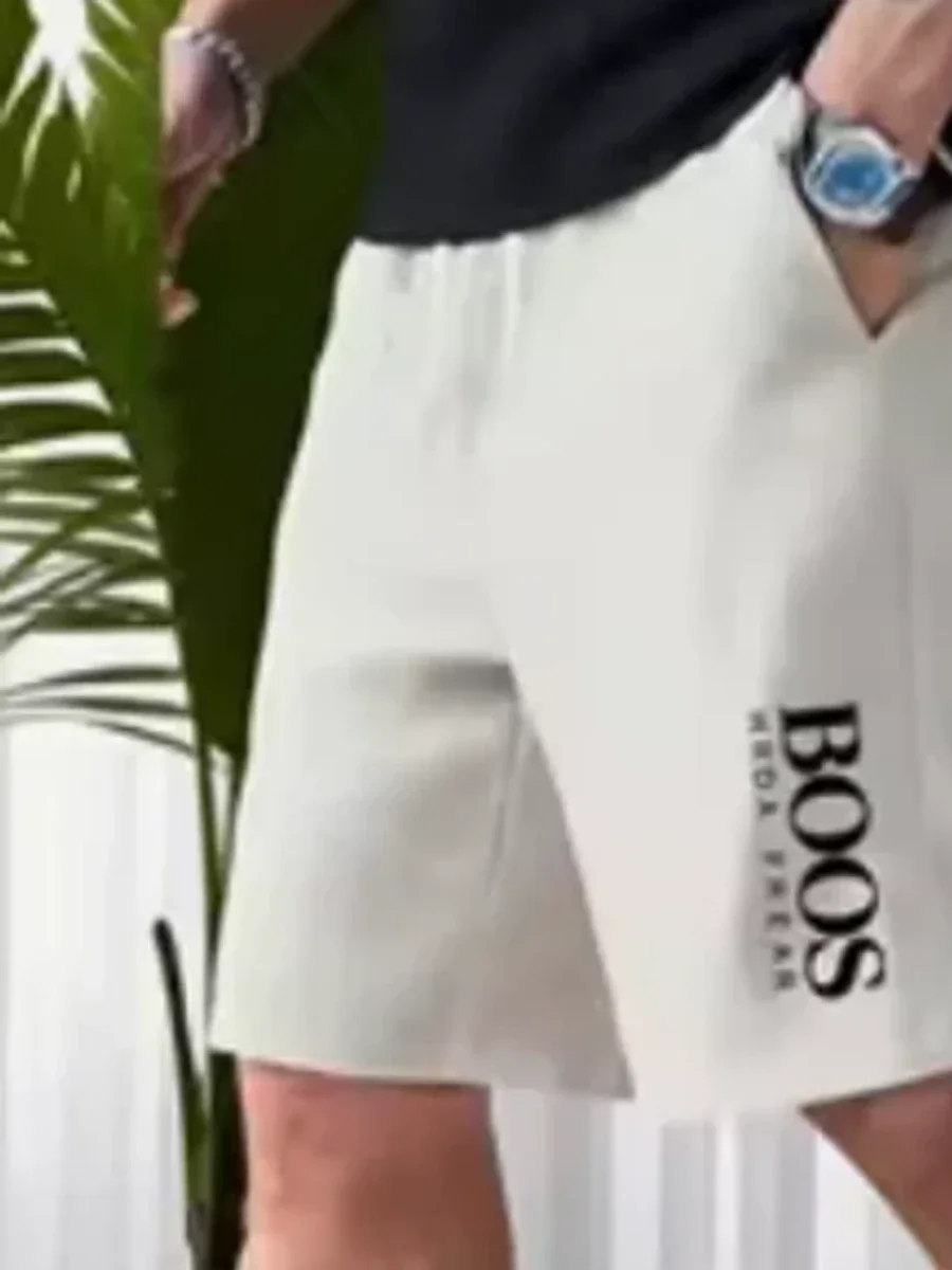 Printed Quick-Dry Beach Shorts