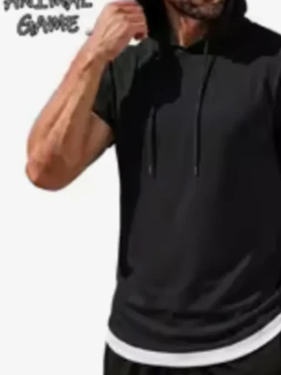 Short Sleeve Hoodie Tee