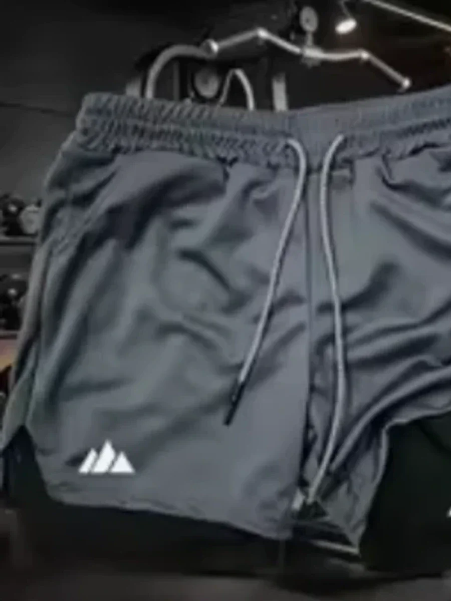 2-in-1 Double-Deck Sport Shorts